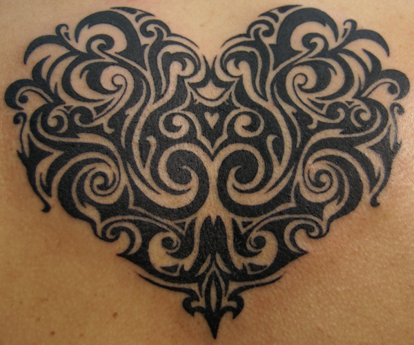  tribal heart tattoos