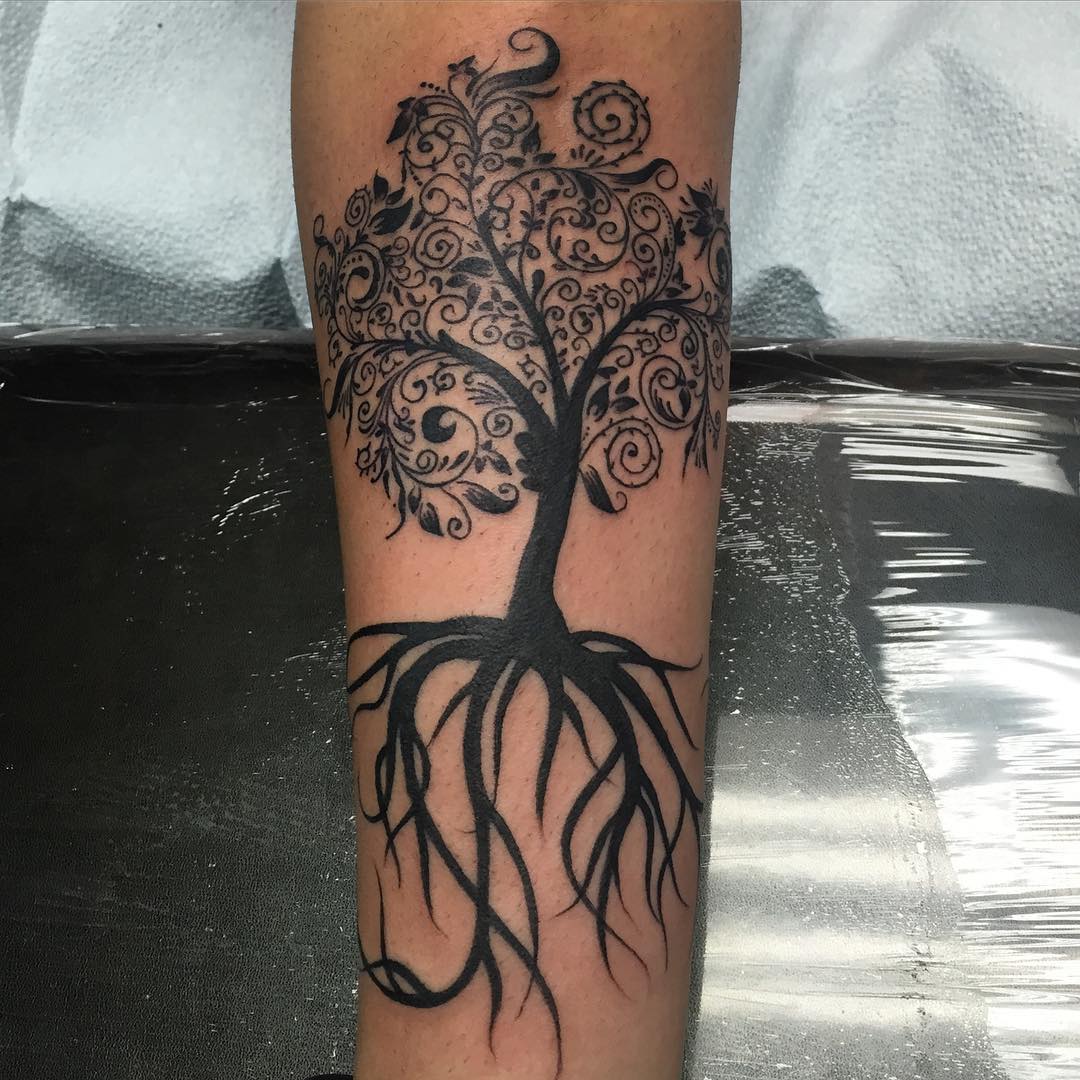 unique tree tattoos