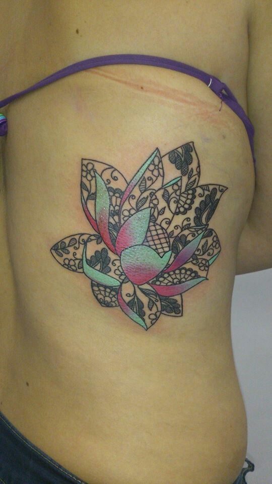  lotus lace tattoo