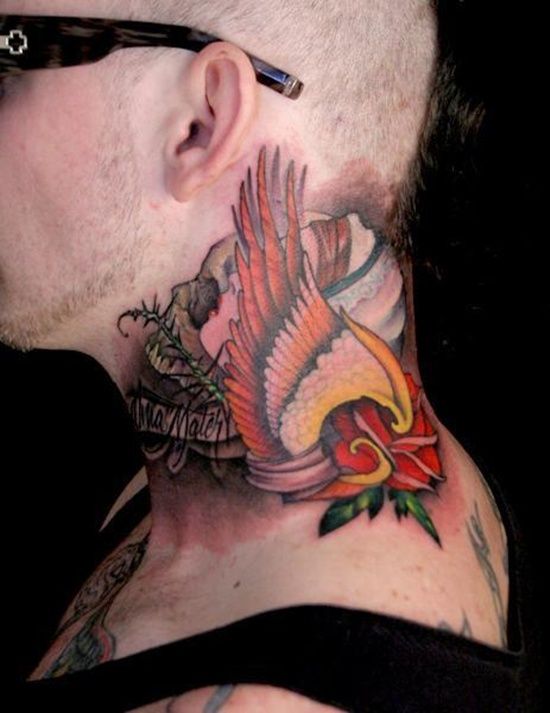  neck tattoos symbols
