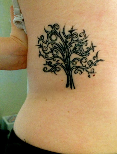 tribal tree tattoos