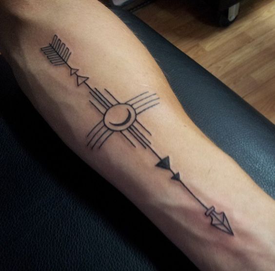 unique arrow tattoo