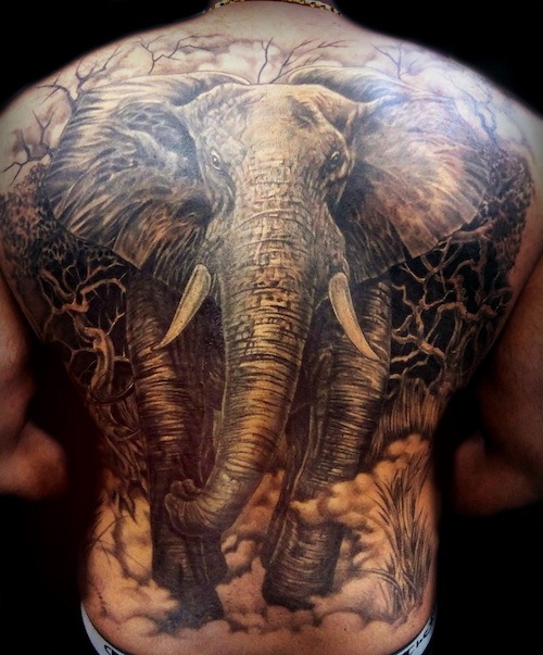  big back tattoos