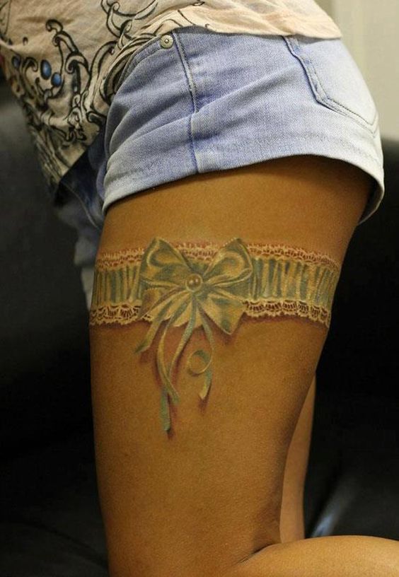 chantilly lace tattoo