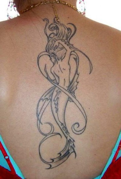  elegant mermaid tattoos