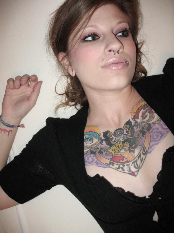  feminine chest tattoos