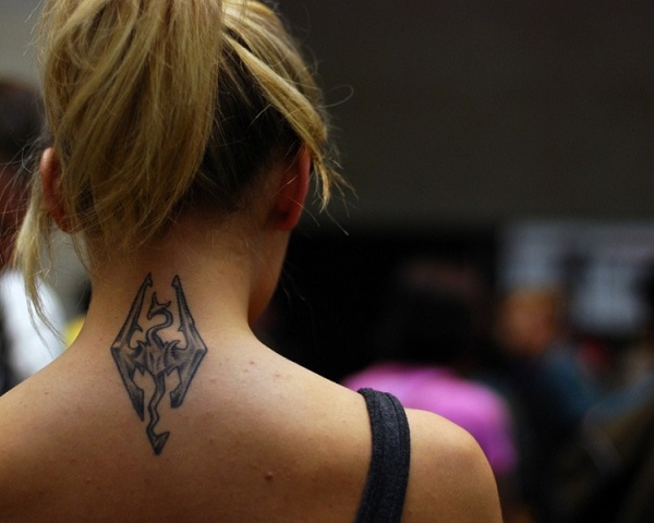 lower neck tattoos