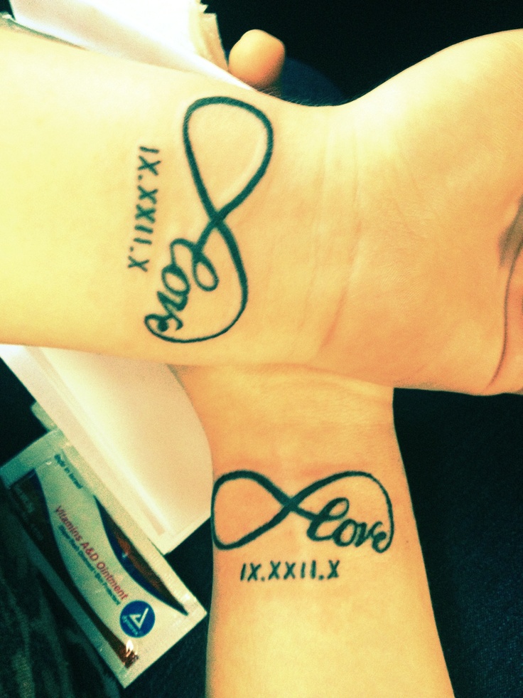  couple tattoos roman numerals