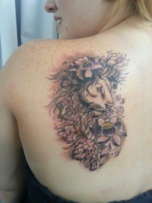  lion tattoo for women