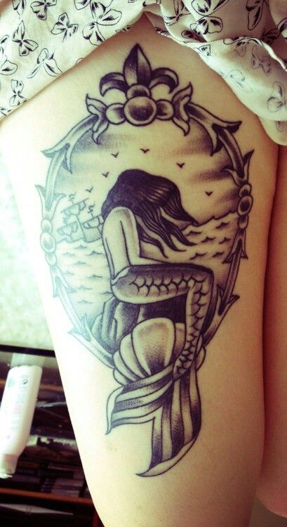sea mermaid tattoos