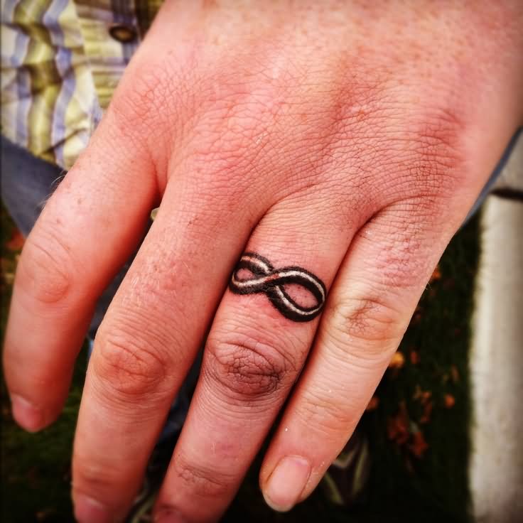  infinity tattoo ring