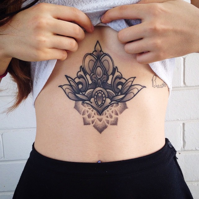  mandala tattoo girl
