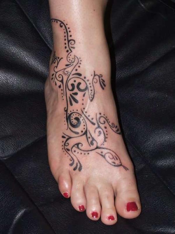  tribal tattoos foot