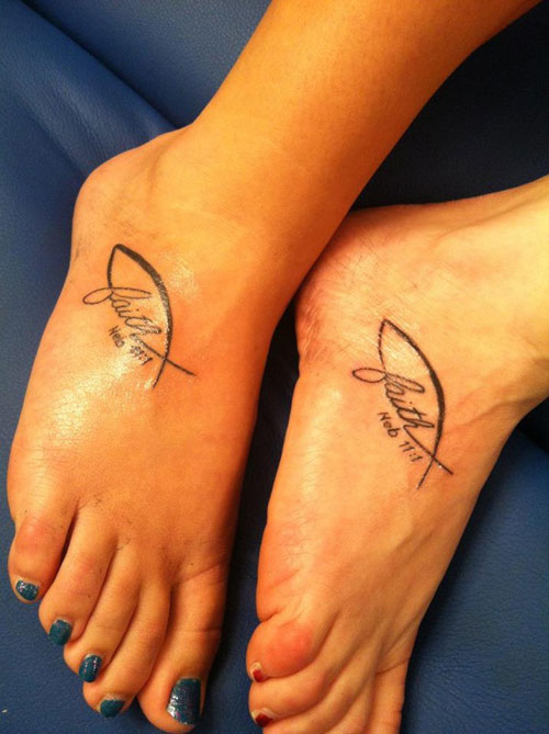  mother daughter ankle tattoos