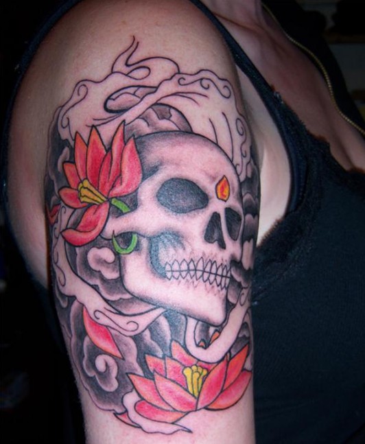  pretty skull tattoos