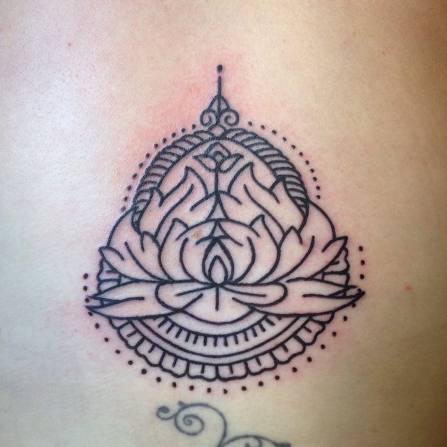  thai lotus flower tattoo