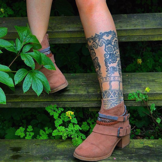  big ankle tattoos