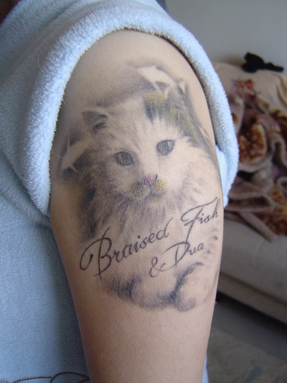  cat tattoo men