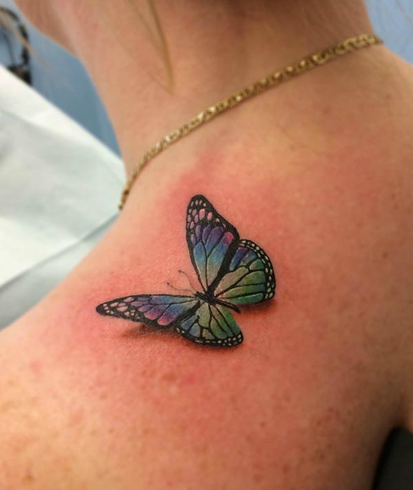  realistic butterfly tattoos