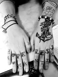  anchor tattoos hand