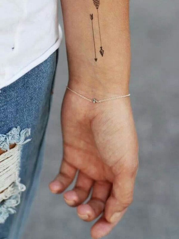  double arrow tattoo