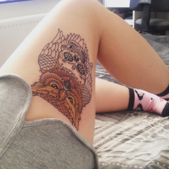  inner leg tattoos