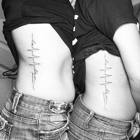  couple tattoos on ribs