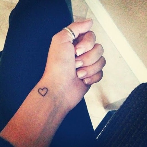  heart wrist tattoos