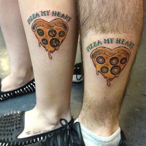  matching tattoos pizza