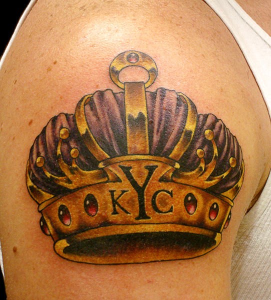 detailed crown tattoos