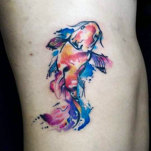  watercolor tattoos fish