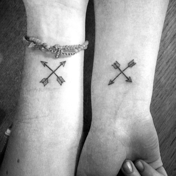  friendship arrow tattoo
