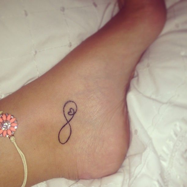 infinity tattoo ankle