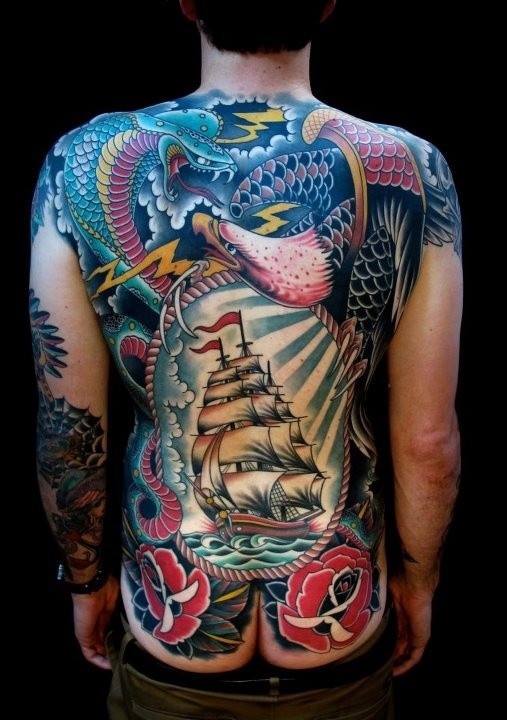  traditional tattoos back