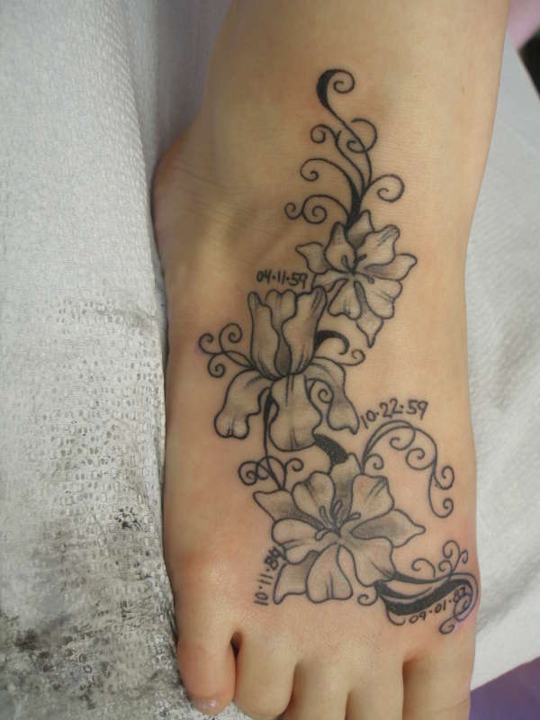  flower family tattoos