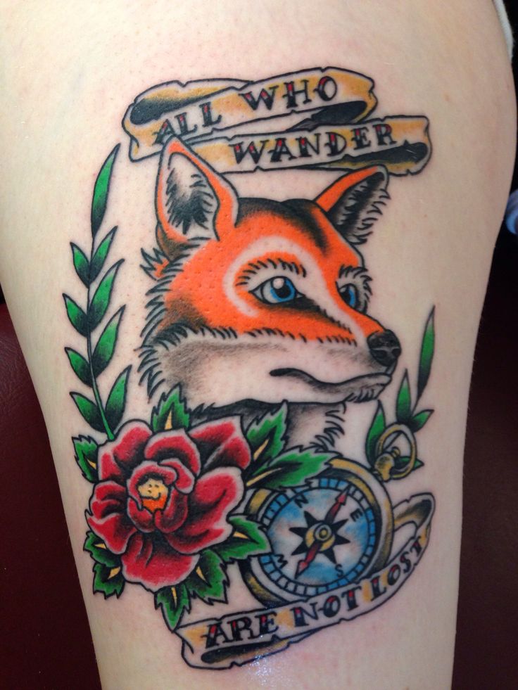  traditional tattoos fox