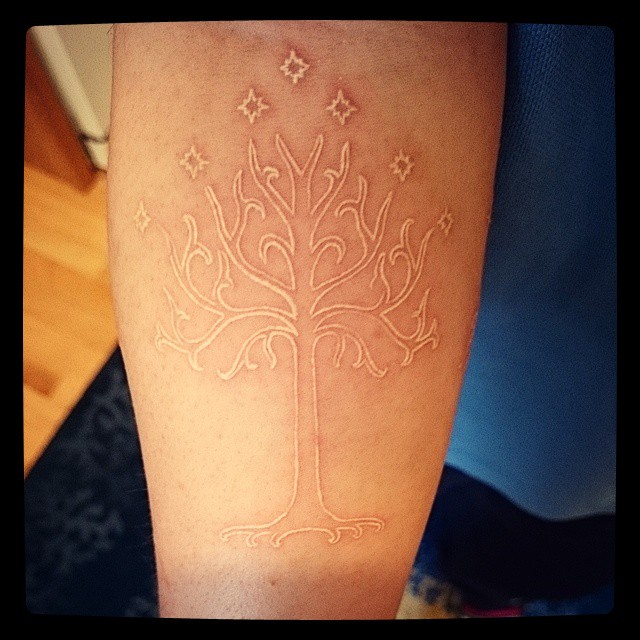 white tree tattoos
