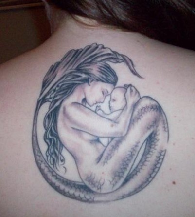  mermaid mother daughter tattoos