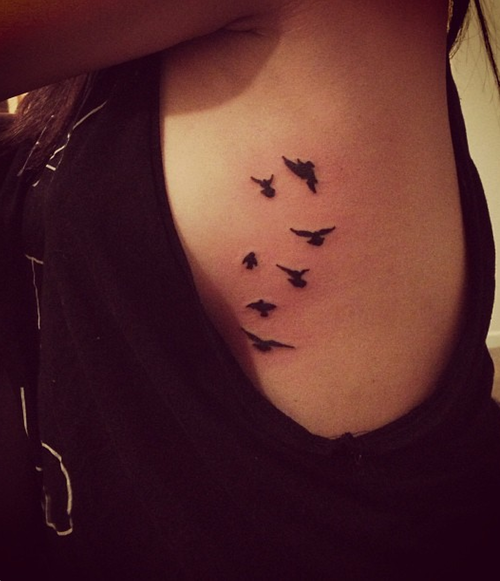  bird tattoos side