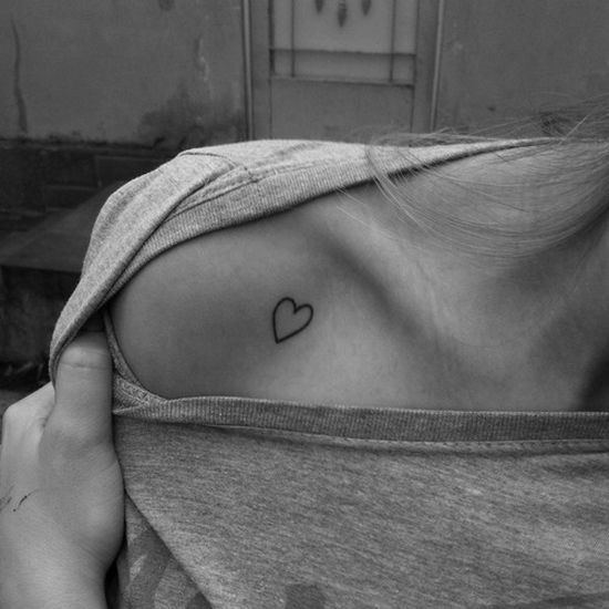  heart shoulder tattoos