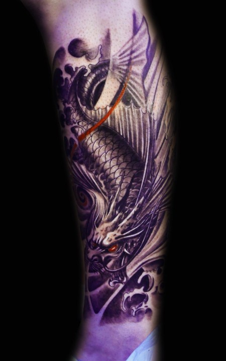  purple dragon tattoo