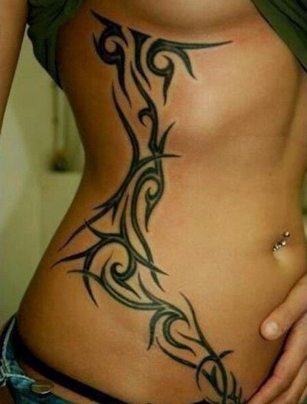  tribal tattoos ribs