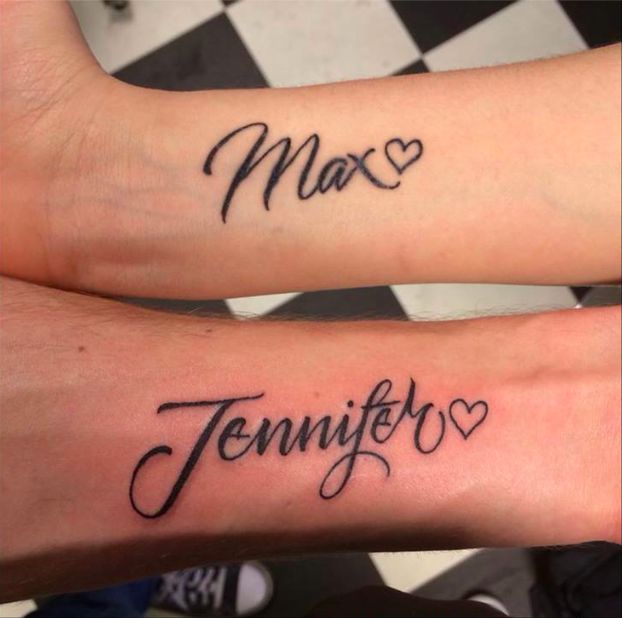  couple tattoos names