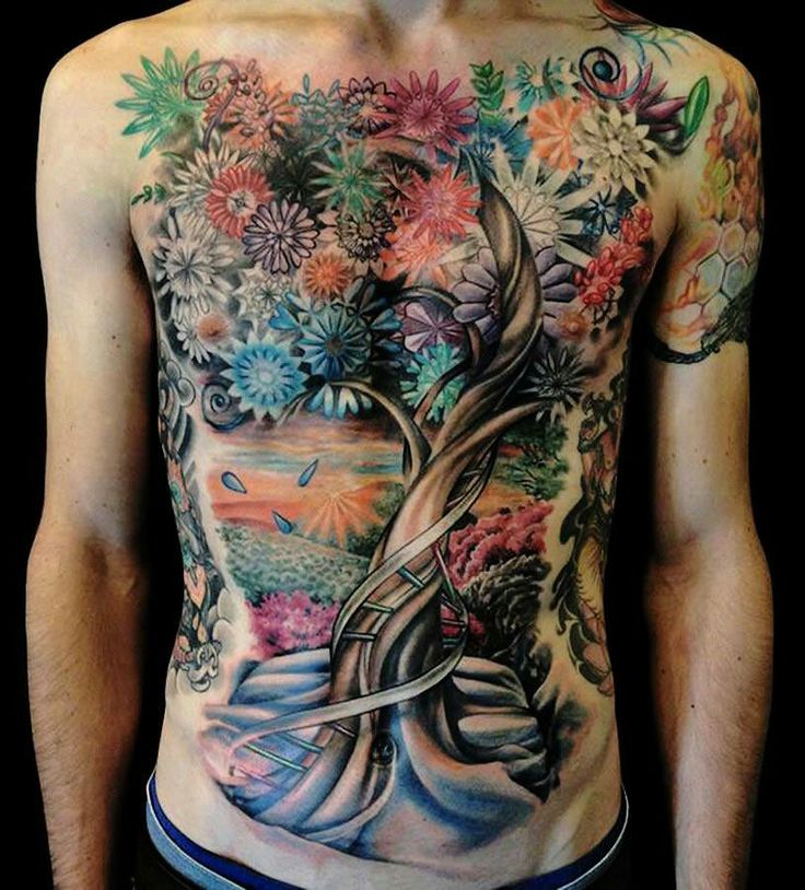  flower tree tattoos