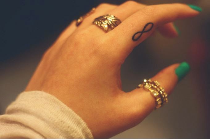  infinity tattoo hand