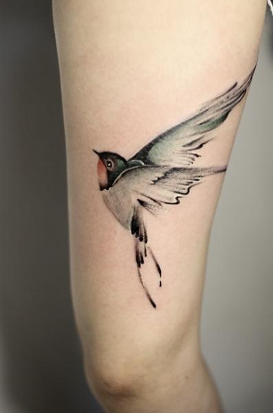  bird tattoos leg