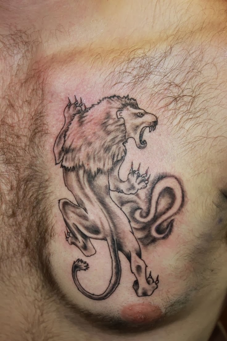  full lion tattoo