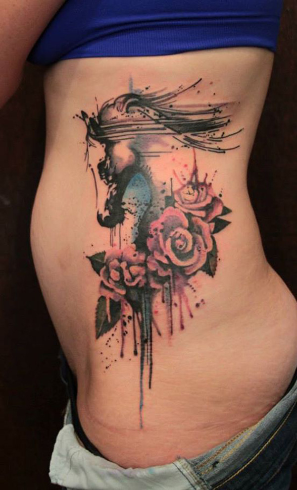  watercolor tattoos horse