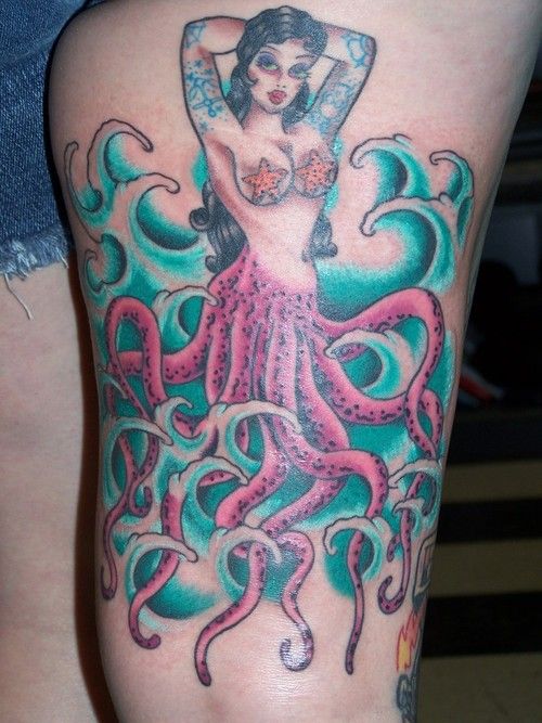  girly mermaid tattoos