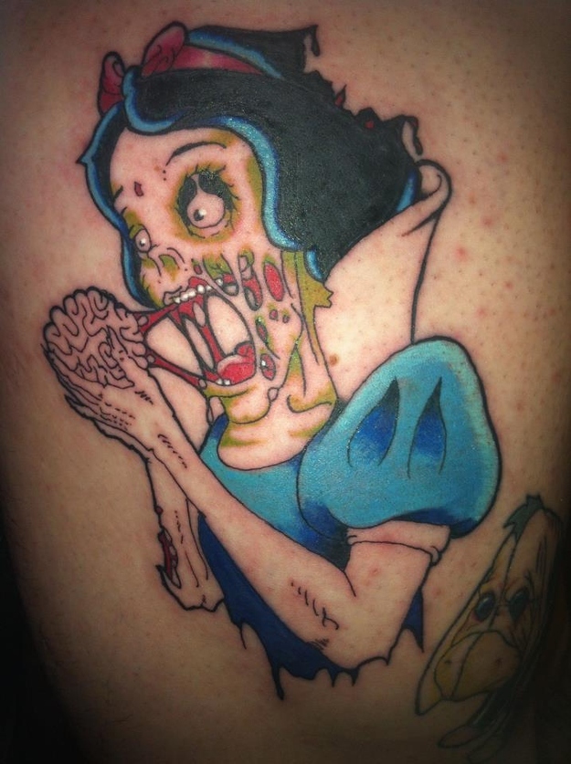 zombie disney tattoos